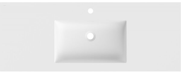 Lavoar încorporat Mexen Otis 121 x 46,5 cm, alb mat, 25181201