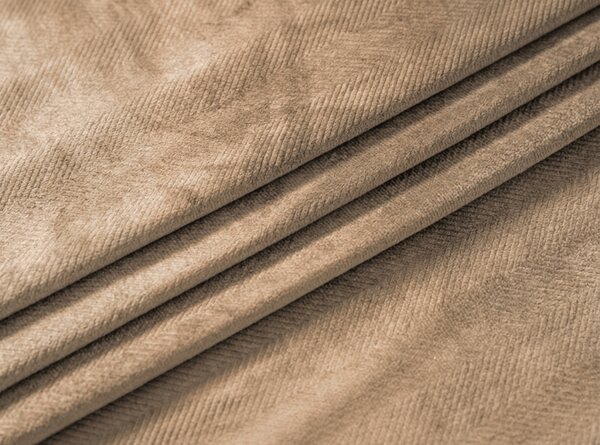 Draperie opaca ELVIO VELVET 140x250 cm, bej Agatat: Inele metalice