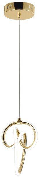 Lampă suspendată LED LHJ092-1CP Gold