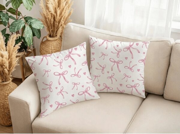 Husa pentru perna PINKABELLE 45x45 cm, alb