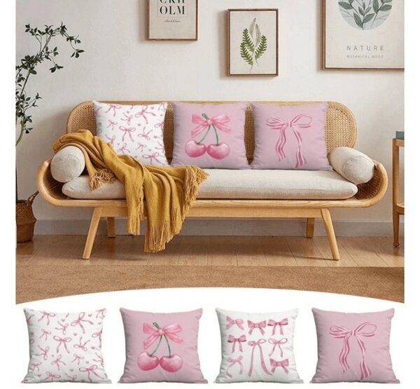 Husa pentru perna PINKARA 45x45 cm, roz