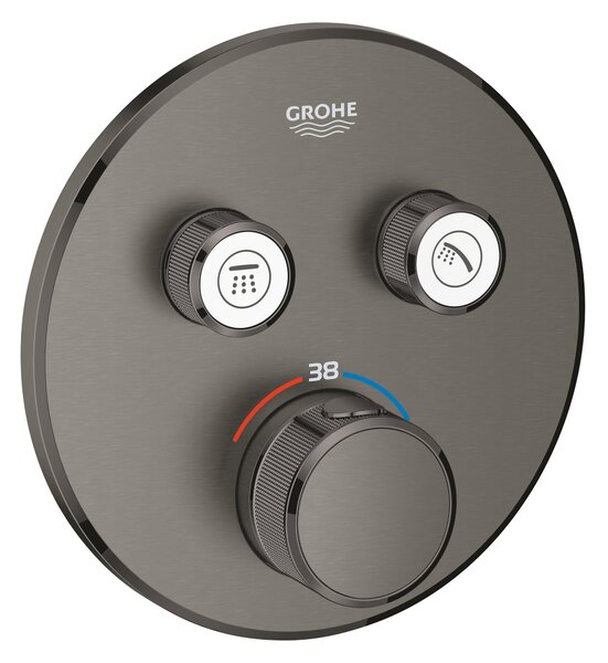 Grohe Grohtherm SmartControl baterie cadă-duș ascuns cu termostat Brushed Hard Graphite 29119AL0