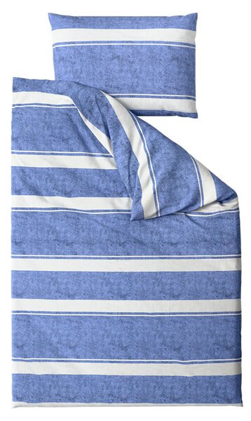 Lenjerie de pat din bumbac Renforce BLUE LINE albastru Dimensiunile lenjeriei: 70 x 90 cm | 140 x 200 cm