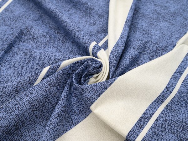 Lenjerie de pat din bumbac Renforce BLUE LINE albastru Dimensiunile lenjeriei: 70 x 90 cm | 140 x 200 cm
