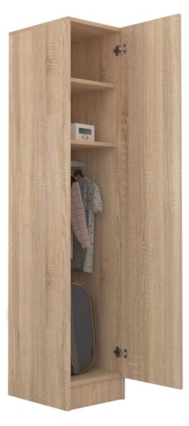 Dulap haaus Remi, O Usa, Stejar Sonoma, 40 x 51 x 170 cm