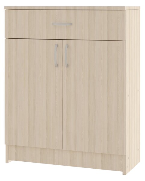 Comoda haaus Tisa, 1 Sertar, 2 Usi, Ulm Deschis, 80 x 35 x 100 cm