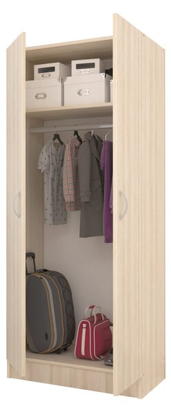 Dulap haaus Remi, 2 Usi, Ulm Deschis, 80 x 51 x 170 cm