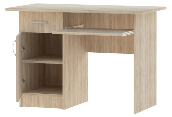 Birou haaus Togo, 1 Sertar, O Usa, Stejar Sonoma, 110 x 60 x 75 cm