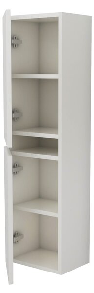 Soldat haaus Zed, Suspendat, 2 Usi, Alb lucios/Alb, MDF, L 29 x l 22 x 104 cm