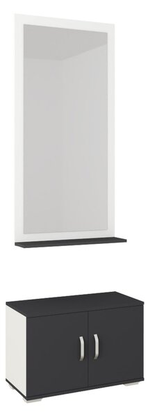Pantofar haaus Como, Antracit/Alb, L 66 cm