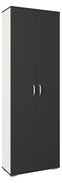 Dulap haaus Como, 2 Usi, Antracit/Alb, L 66 x l 35 x H 200 cm