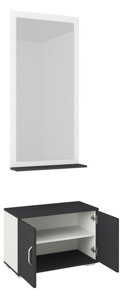 Pantofar haaus Como, Antracit/Alb, L 66 cm