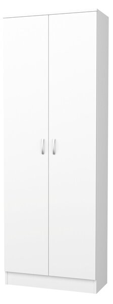 Biblioteca haaus Flint, 2 Usi, Alba, 70 x 32 x 196 cm