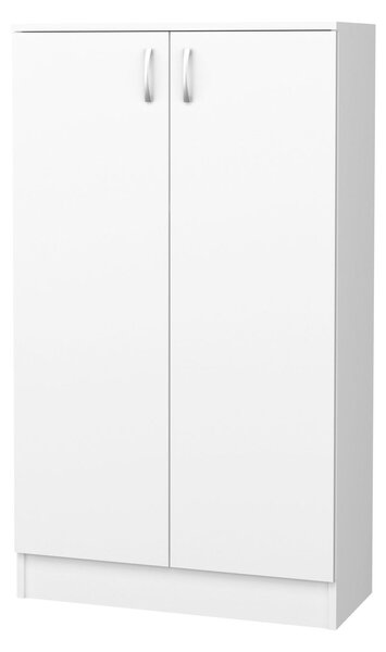 Biblioteca haaus Flint, 2 Usi, Alba, 70 x 32 x 122 cm