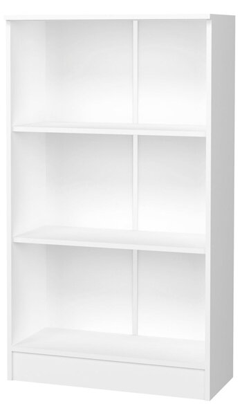 Biblioteca haaus Flint, 2 Polite, Alba, 70 x 32 x 122 cm