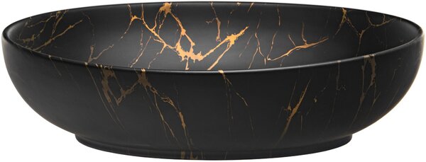 Comad Mona lavoar 51x39 cm ovale de blat negru mat UN-MONA-MB12