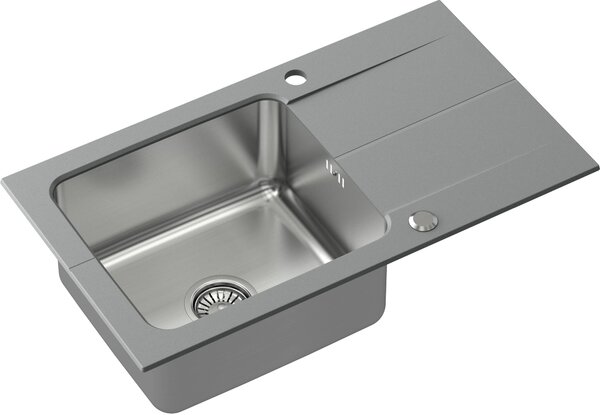 Quadron Edward chiuvetă din granit-oțel 78x44 cm gri/grafit/onix FUS_E7844SZ_3623500BS