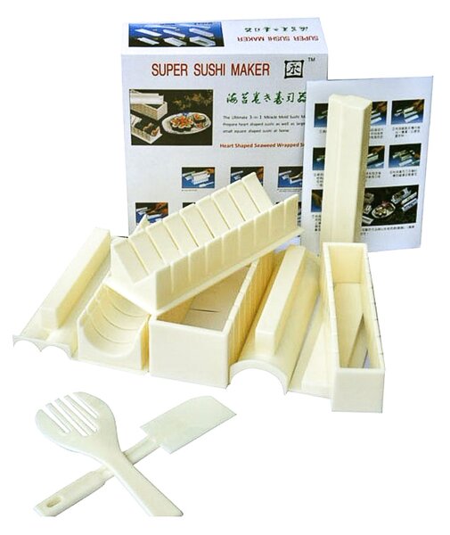 Set complet pentru preparare sushi - 10 piese onuvio®, ustensile premium, ideal pentru sushi acasă