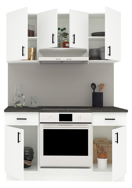 Set haaus V5, Alb, Blat Thermo 28 mm, L 140 cm
