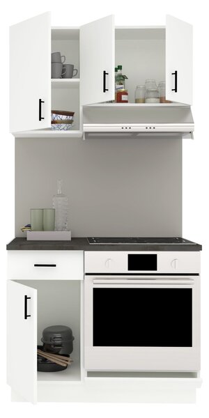 Set haaus V1, Alb, Blat Thermo 28 mm, L 100 cm