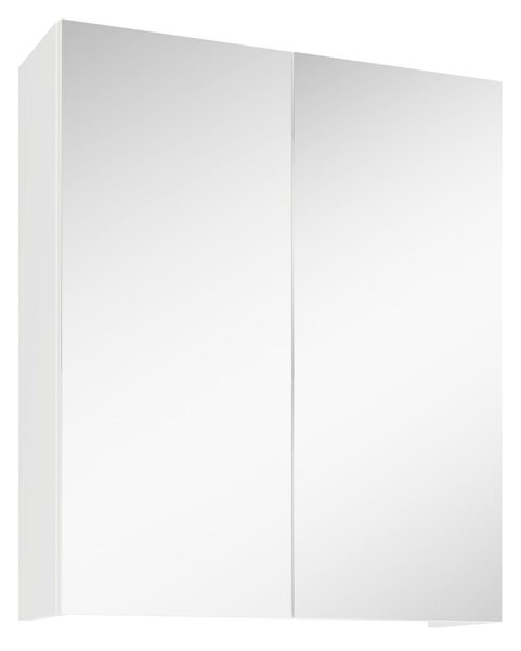 Corp haaus Zed, Suspendat, 2 Usi, cu oglinda, Alb, 60 x 22 x 72 cm