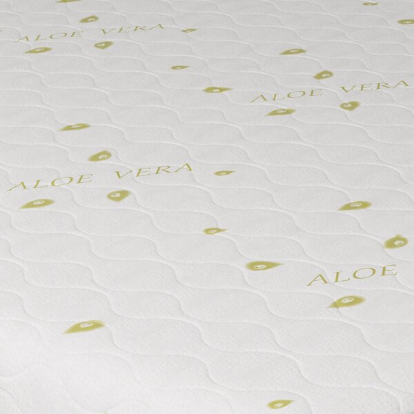 Saltea haaus Green, Aloe Vera, arcuri impachetate, husa detasabila, 90 x 200 x 20 cm