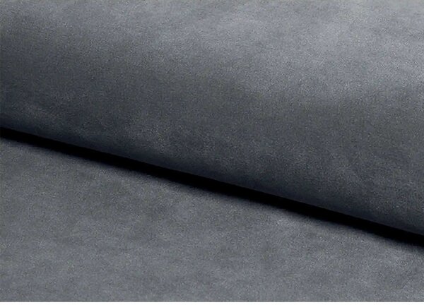 Fotoliu KARO, stofa catifelata gri deschis - Bluvel 14/fag, 78x75x76 c