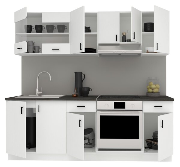 Set haaus V13, Alb, Blat Thermo 28 mm, L 220 cm