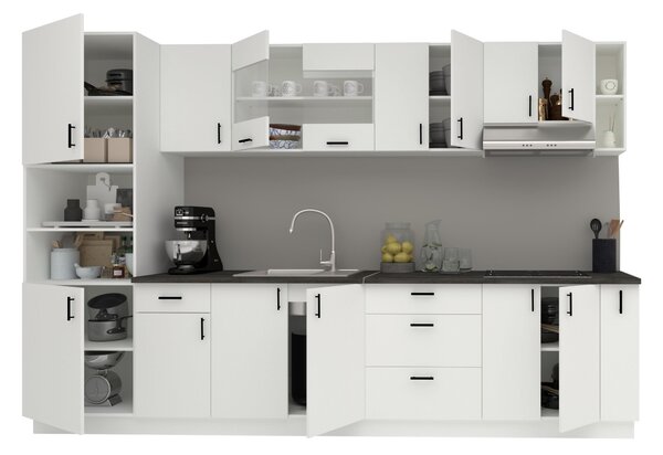 Set haaus V29, Alb, Blat Thermo 28 mm, L 320 cm