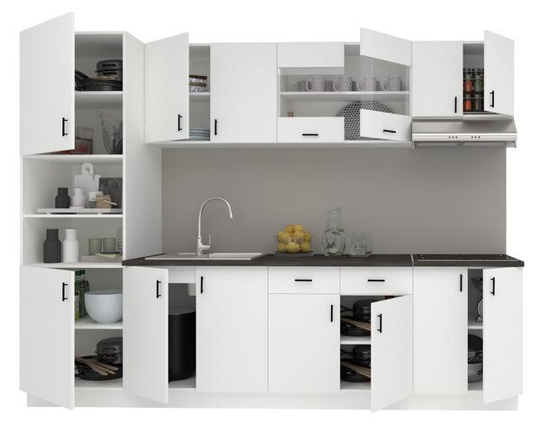 Set haaus V23, Alb, Blat Thermo 28 mm, L 280 cm