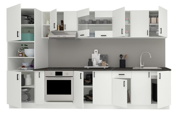 Set haaus V33, Alb, Blat Thermo 28 mm, L 340 cm