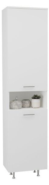 Dulap haaus Dax, cos rufe, Alb, 45 x 32 x 188 cm