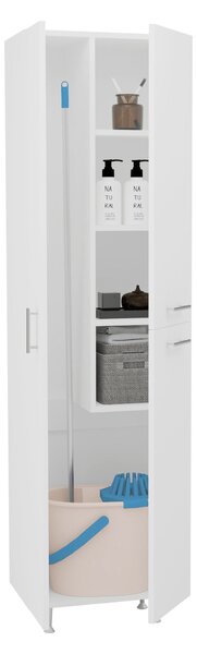Dulap haaus Dax, 3 Usi, Alb, 50 x 32 x 180 cm