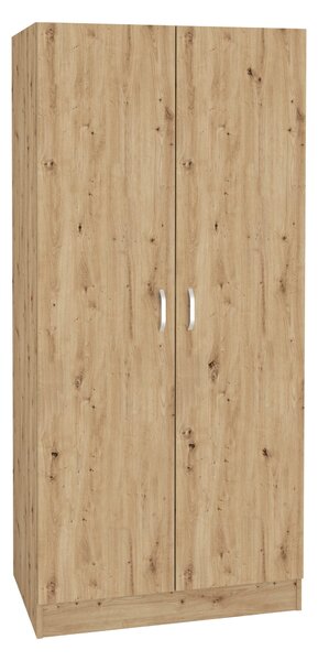 Dulap haaus Remi, 2 Usi, Stejar Artisan, 80 x 51 x 170 cm