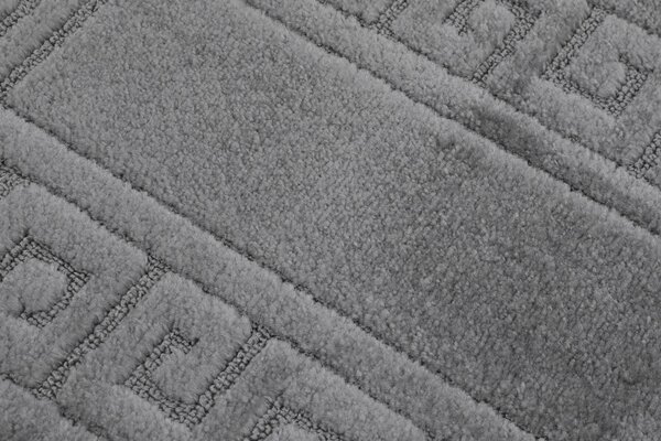 Set haaus Ethnic, Platina, 100% polipropilena, 50 x 80 cm / 40 x 50 cm