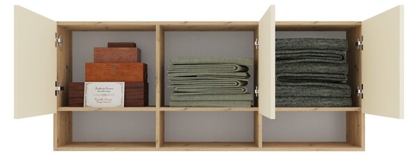 Set haaus V12, Pat 200 x 140 cm, Stejar Artisan/Argila