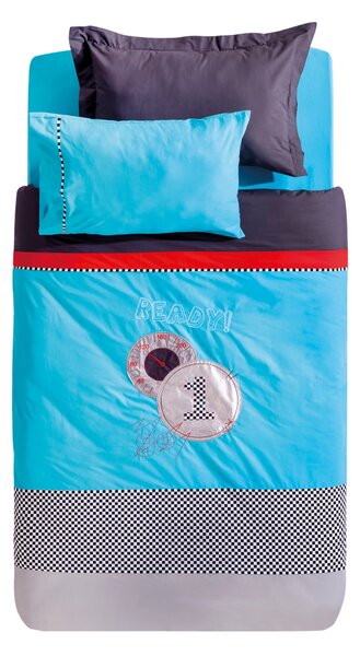 Lenjerie de pat copii Biconcept Multicolour / Blue