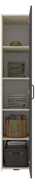 Set haaus V6, Pat 200 x 140 cm, Stejar Alb/Antracit
