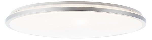 Lustra LED Jamil sticla acrilica/otel, alb, 1 bec, diametru 48 cm, 230 V