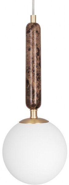 Lustră Torrano din marmură, maro, 15 x 40cm