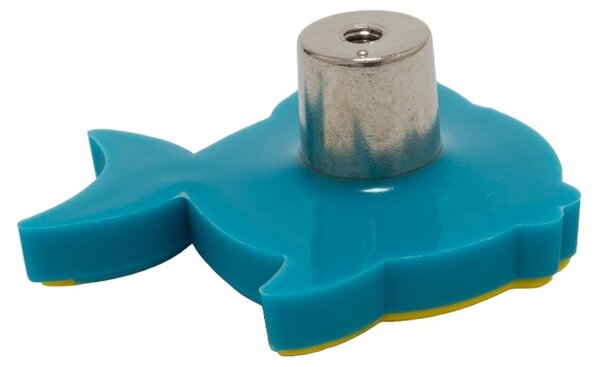 Buton mobilier copii Pestisor albastru, 50x51x24 mm