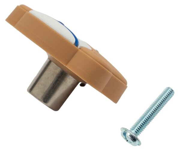 Buton mobilier copii Capitanul Ursulet, 48x40x24 mm