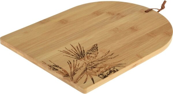 Tavă de Crăciun din bambus 35 × 26,5 × 1,5 cm