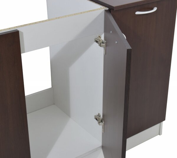 Set haaus Ara, Wenge/Alb, L 120 cm