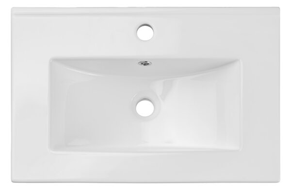 Comad Dance White lavoar 61x40 cm dreptunghiular mobilier alb luciu UM-2060RB DANCE 60-DP