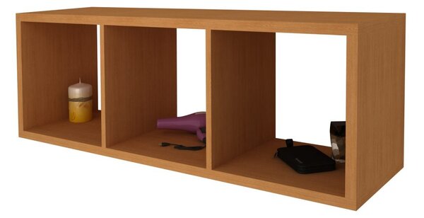 Etajera haaus Lira, 3 Casete, 25mm, Stejar Natur, 113 x 40 x 30 cm