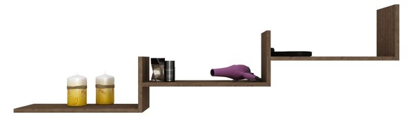 Etajera haaus Step, Stejar Bronz, 150 x 20 x 42 cm