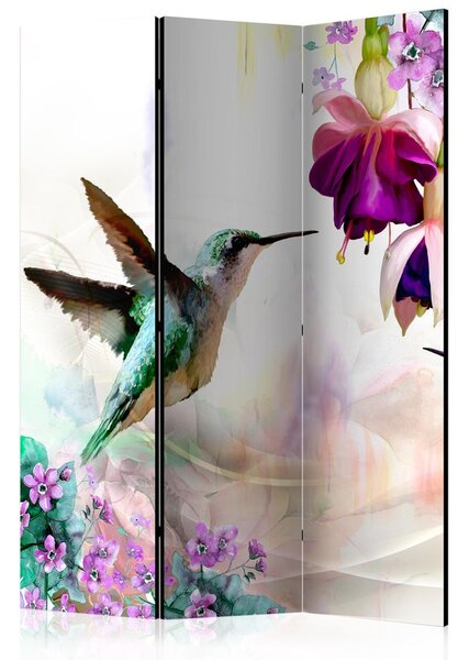 Paravan - Hummingbirds and Flowers [Room Dividers]