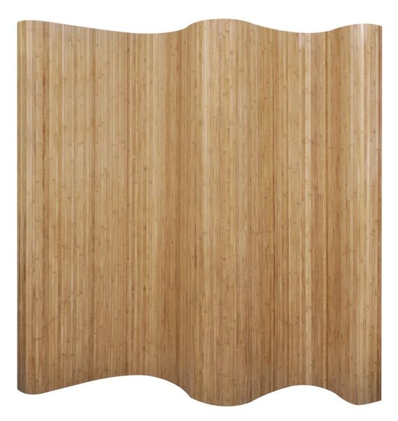 Paravan Staley, bambus/ratan, maro, 165 x 250 cm
