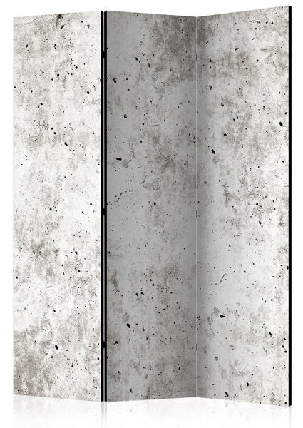 Paravan Roslin, lemn masiv, alb/gri, 172 x 135 x 3 cm